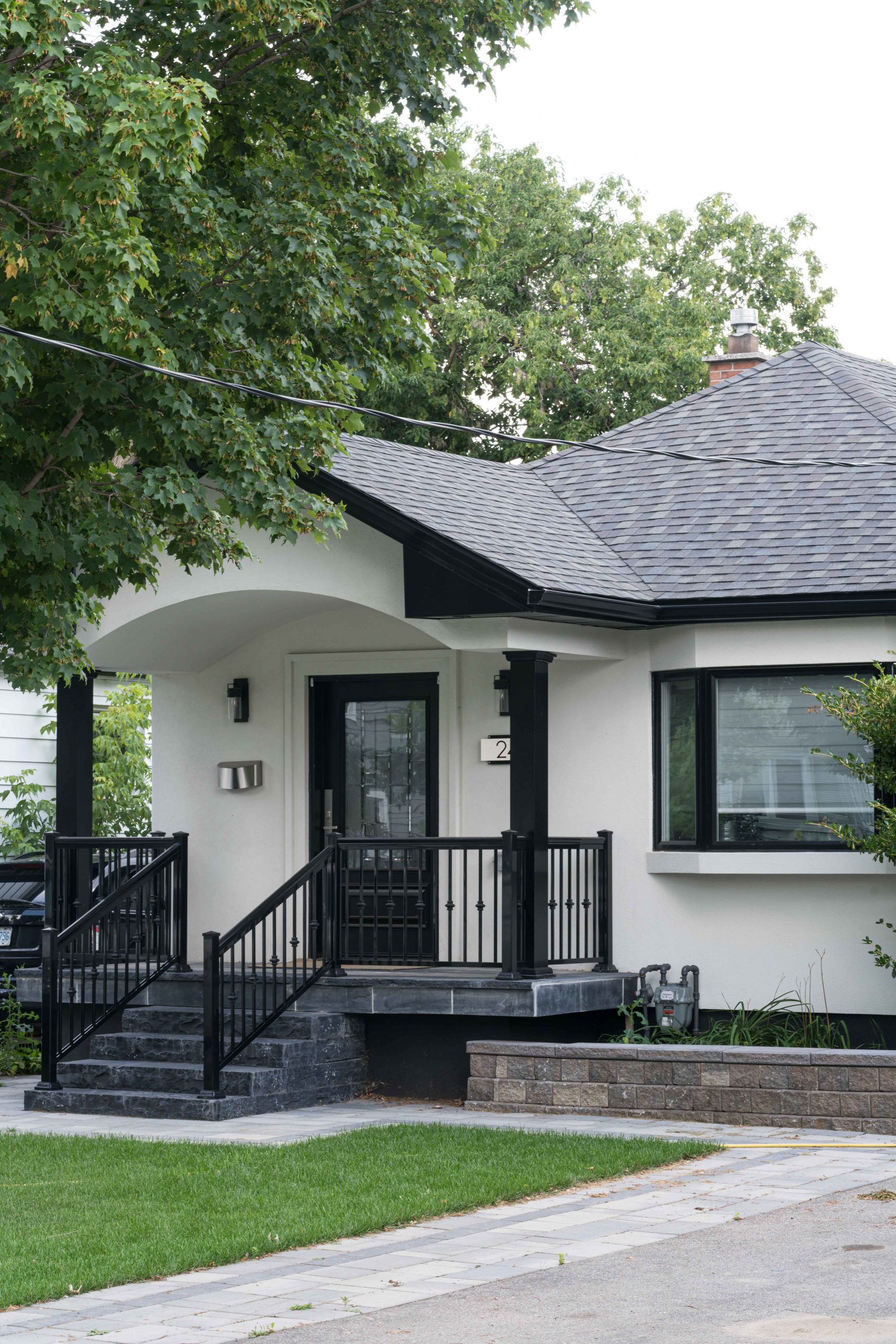 Front House Front house - Exterior stucco home near Acorn Ave, Etobicoke, TOronto, Ontario Sky Stucco Systems