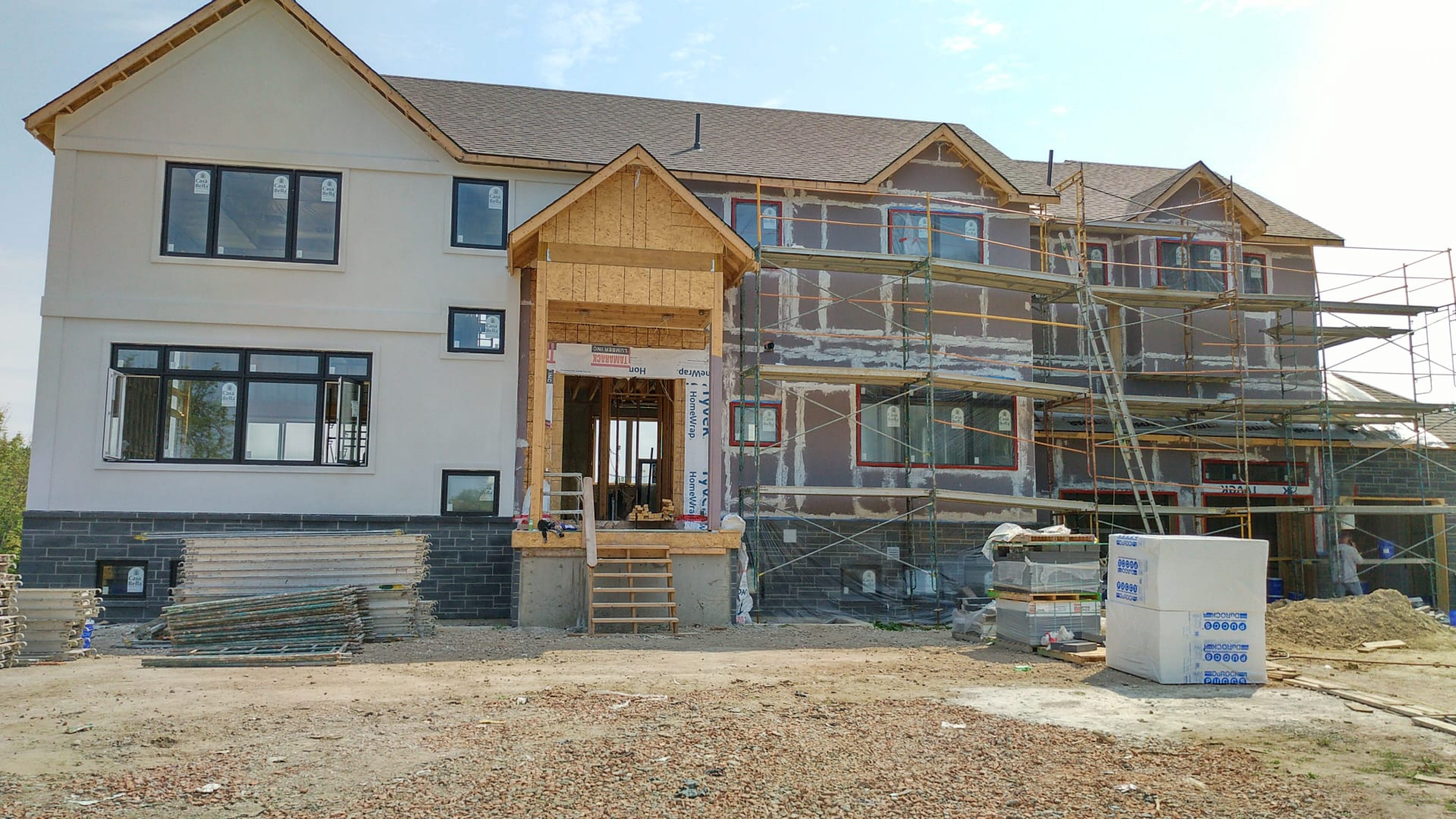 Sky Stucco Systems Ontario The process of An Exterior Stucco Home overview From Scratch: Moisture Proof Stage