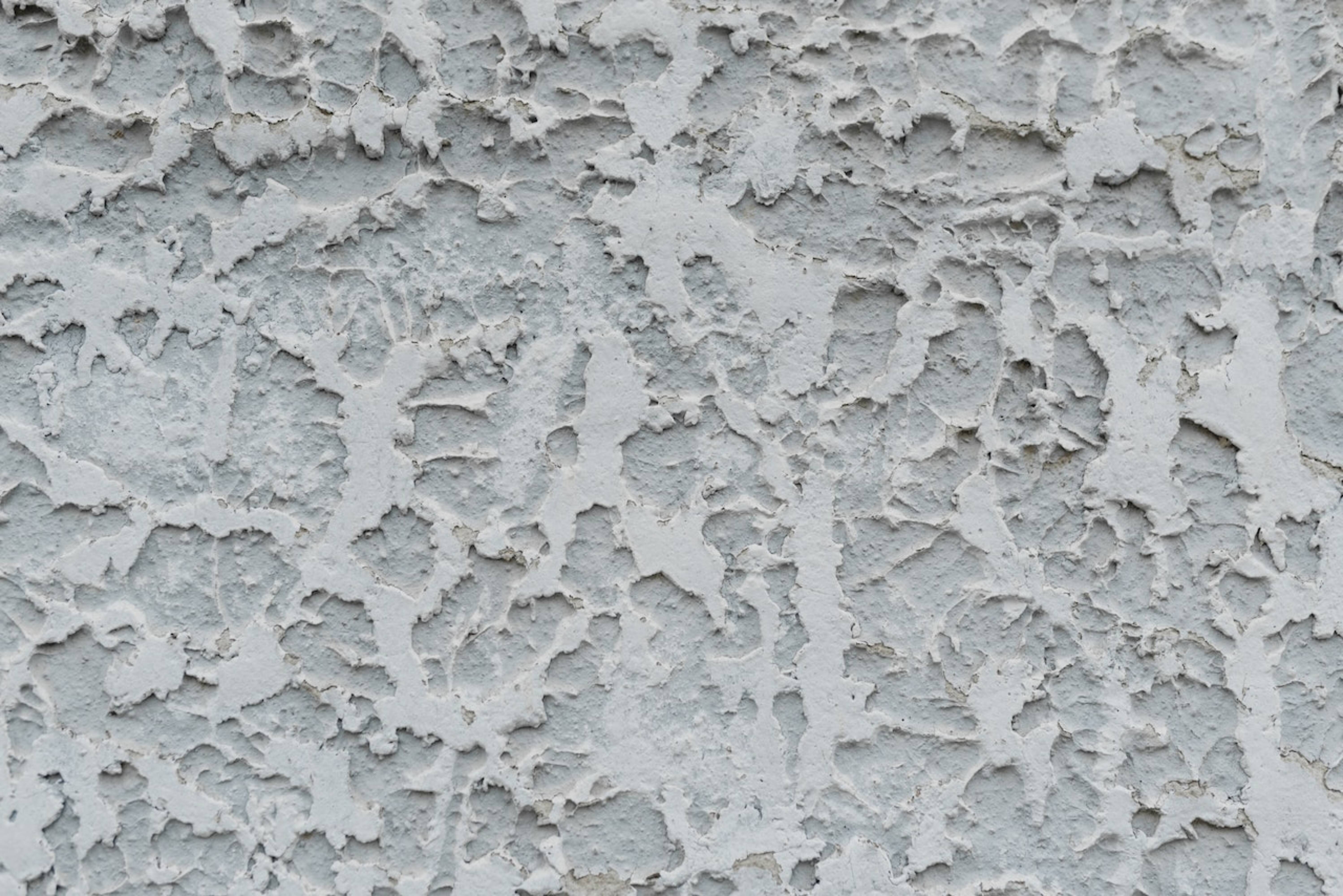 Close-up of Stucco on interior walls.