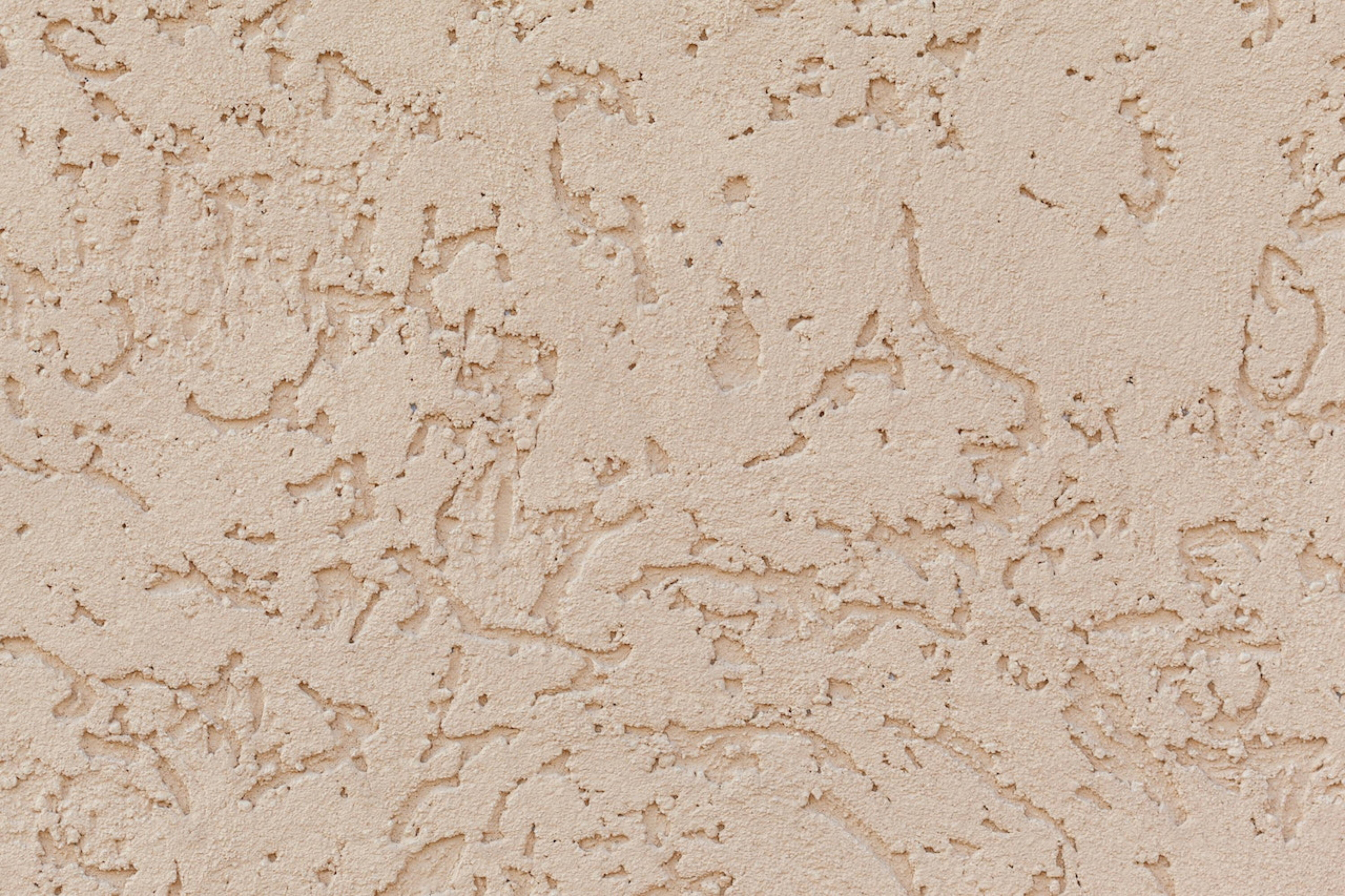 Close-up of a textured stucco wall.